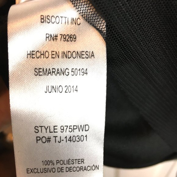 Biscotti Roaring 20's Style Blk Sequin & Satin Girls Party Dress Sz 12 - Picture 10 of 10